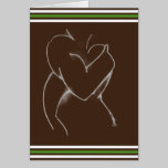 Embrace (baby shower) brown & green cards
