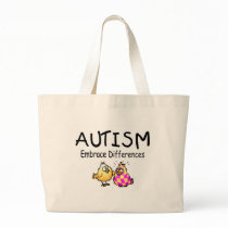 Embrace Differences (2 chicks) Tote Bags
