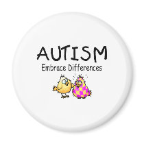 Embrace Differences (2 chicks) magnets