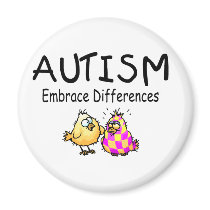 Embrace Differences (2 chicks) Magnets