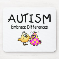 Embrace Differences (2 chicks) mousepads