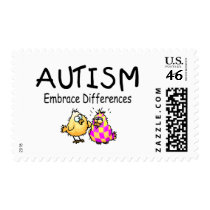 Embrace Differences (2 chicks) Postage Stamps