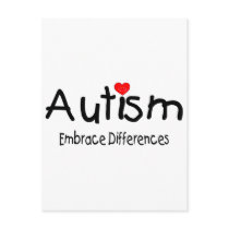 Embrace Differences (Happy Heart) Postcards