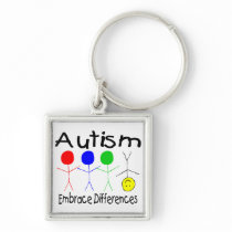 Embrace Differences Keychain