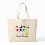 Embrace Differences (People) Canvas Bags