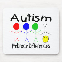Embrace Differences (People) Mouse Mats
