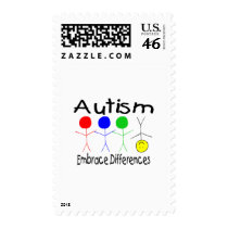 Embrace Differences (People) Postage Stamp
