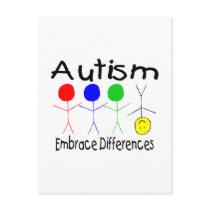 Embrace Differences (People) Postcard