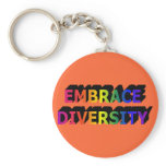 Embrace Diversity (Rainbow) Keychain