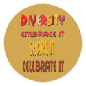Embrace Diversity Sticker