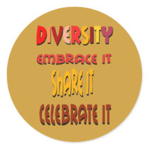 Embrace Diversity Sticker by diversityjustis Embrace Diversity Sticker