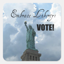 Embrace Liberty...VOTE! Sticker