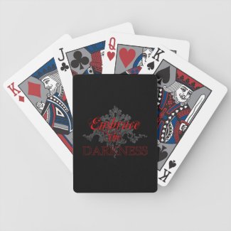 Embrace the Darkness Playing Cards