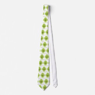 Embrace The Ecosystem (Bug Droid Brown Tree) tie