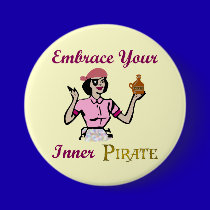 Embrace Your Inne Pirate buttons
