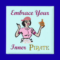 Embrace Your Inner Pirate magnets