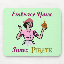 Embrace Your Inner Pirate mousepads