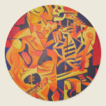 Embracing Death Round Sticker