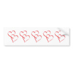 Embracing Hearts Bumper Sticker