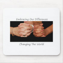 Embracing Our DIfferences mousepads by SocialWorkArt Embracing Our DIfferences mousepads