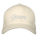 Embroider Gifts Groom Hat | Cap embroidered hats by TDSwhite Embroider Gifts Groom Hat | Cap embroidered hats