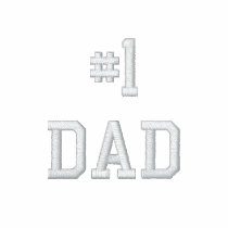 Embroidered #1 Dad Golf Shirt embroidered shirts