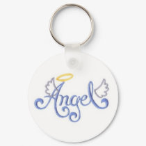 Embroidered Angel keychains by kokobaby Embroidered Angel keychains