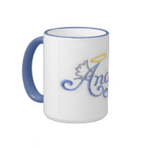 Embroidered Angel mugs