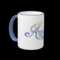 Embroidered Angel mugs