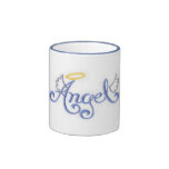 Embroidered Angel Mugs