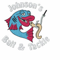 Embroidered Bait & Tackle embroidered shirts