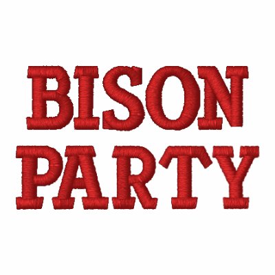 Embroidered Bison Party Jacket by Bison_Party_America