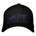 Embroidered Black Belt Karate martial arts cap embroidered hats