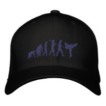Embroidered Black Belt Karate martial arts cap embroidered hats