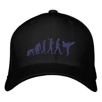 Embroidered Black Belt Karate martial arts sports Embroidered Hat ...