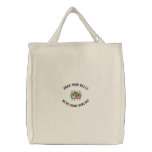 Embroidered Bowling totebag