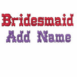 Embroidered Bridesmaid Shirt
