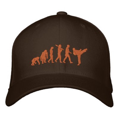 Embroidered Brown Belt Martial Arts Karate Cap Embroidered Hat
