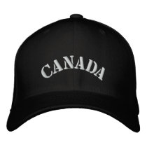 embroidered CANADA hat embroidered hats