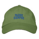 EMBROIDERED CAP - PADRE SIEMPRE/ SPANISH embroidered hats by ARTCOR7 EMBROIDERED CAP - PADRE SIEMPRE/ SPANISH embroidered hats