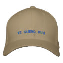 EMBROIDERED CAP - TE QUIERO PAPÁ embroidered hats