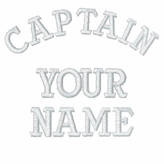 Embroidered Captain AA THERMAL FLEECE HOODIE