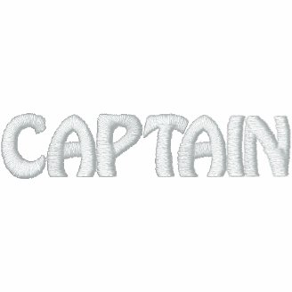 Embroidered CAPTAIN shirt - CUSTOMIZABLE Embroidered Shirt