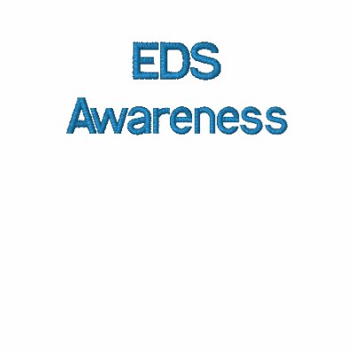 Embroidered EDS Awareness Zip Hoodie Embroidered EDS Awareness Zip Hoodie