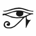 Embroidered eye of Horus Woman T-shirt embroideredshirt