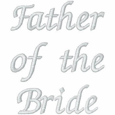 Embroidered Father of the Bride Embroidered Polo Shirt