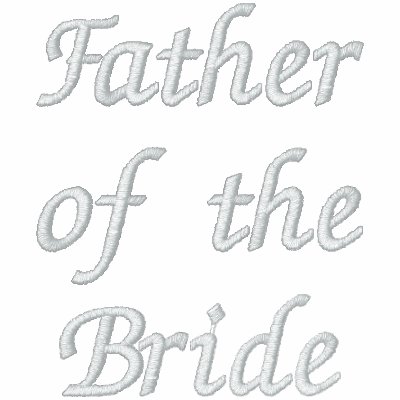Embroidered Father of the Bride Polo Shirt