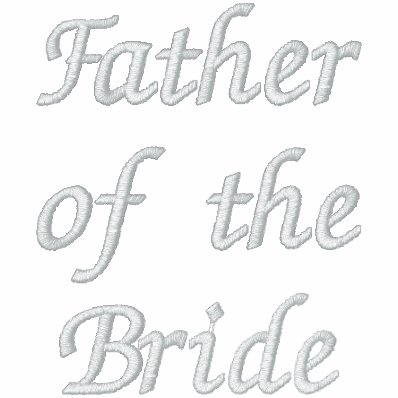 Embroidered Father of the Bride Polo Shirts