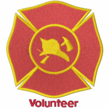 Embroidered Firefighter Badge embroidered shirts