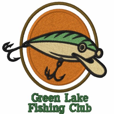 Embroidered Fishing Lure Tshirt